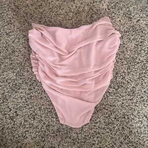 Pink Ruched corset